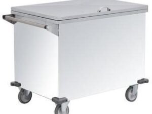 Carro cuba fechado em aço inox